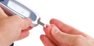 measuring blood sugar