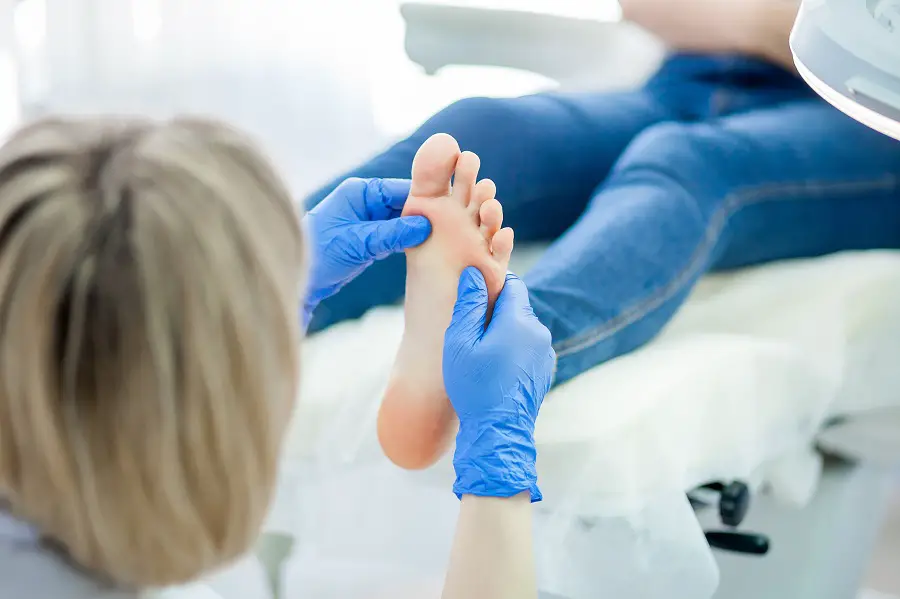 doctor-examining-foot