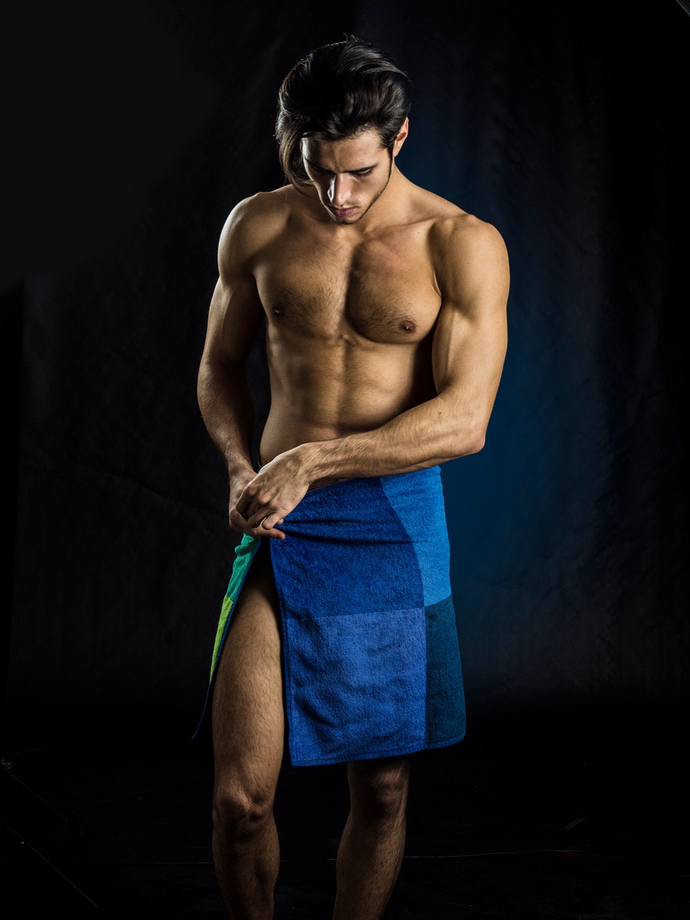 man-towel