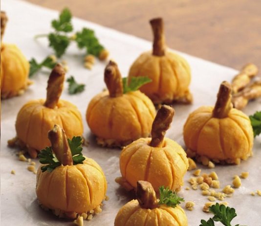 Cheese Pumpkins Recipe for Halloween pumpkins