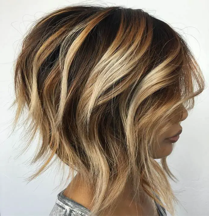 Shaggy Inverted Bob Hairstyles